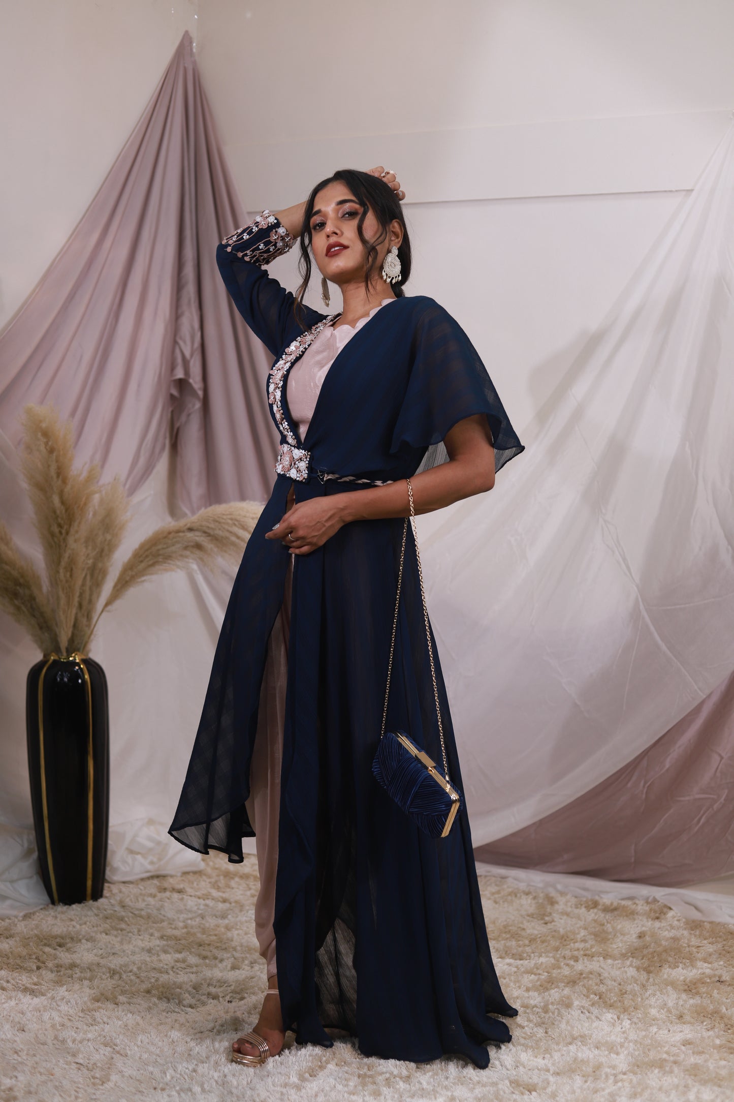 Asymmetric Jacket Set