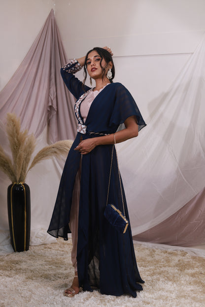 Asymmetric Jacket Set