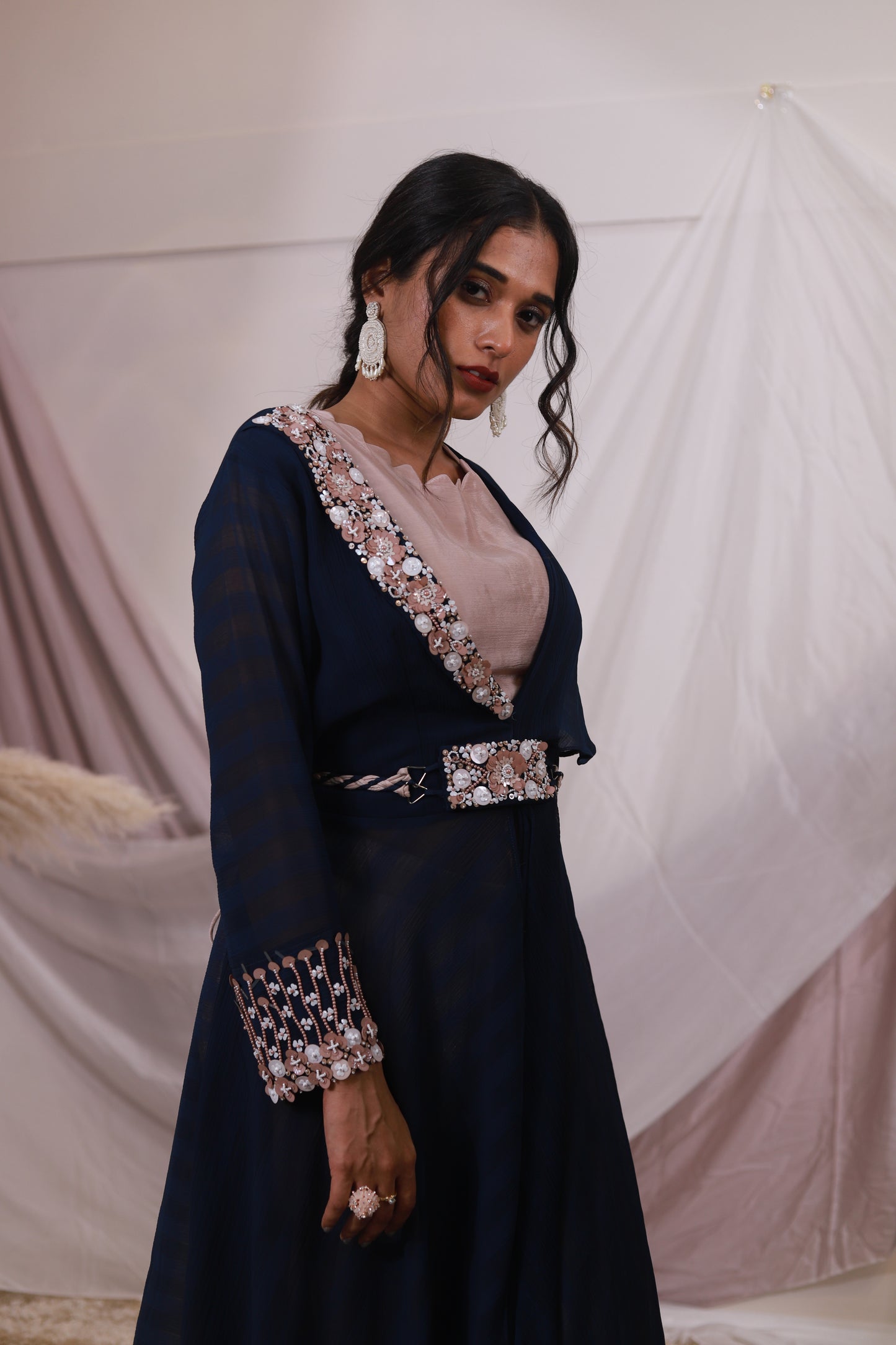 Asymmetric Jacket Set