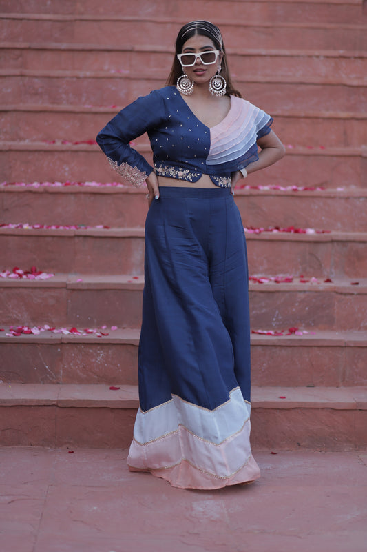 Ensemble Palazzo asymétrique évasé