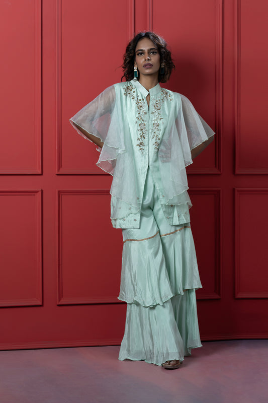 Ruffle Sharara Set
