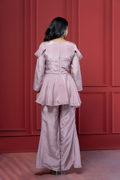 Peplum Palazzo Set
