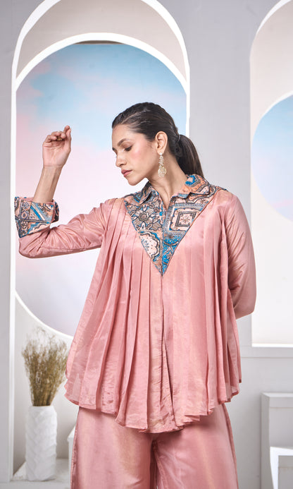Pleated kurta Drapes