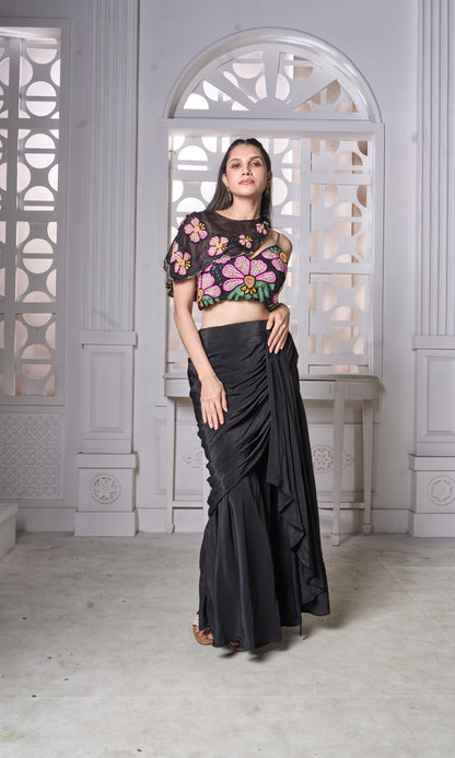 Blouse Dhoti Set