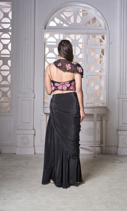 Blouse Dhoti Set