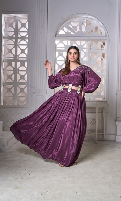 Burgundy Majesty Set
