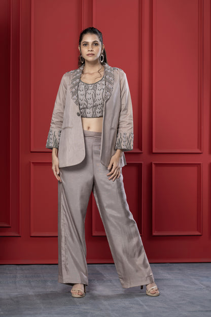 Monochrome Blazer Set