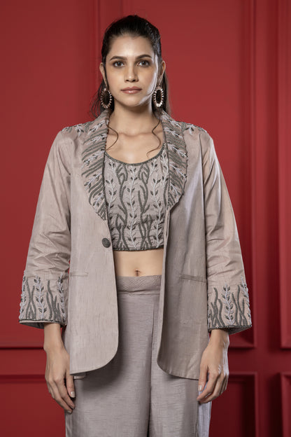 Monochrome Blazer Set