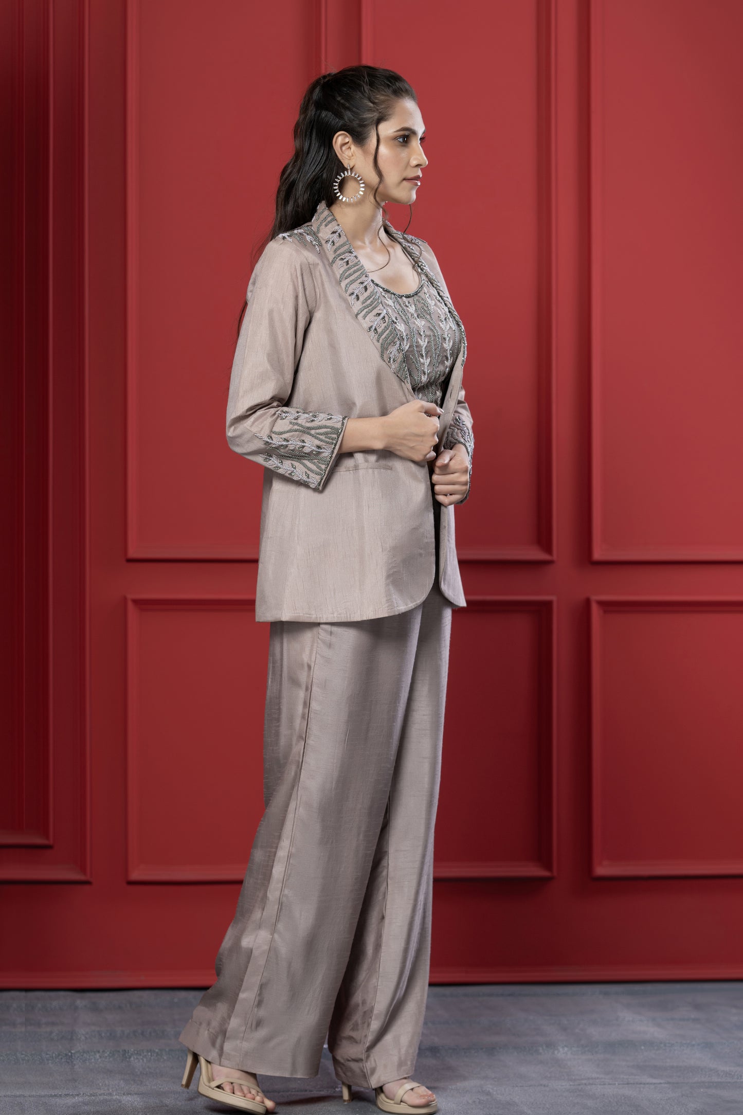 Monochrome Blazer Set
