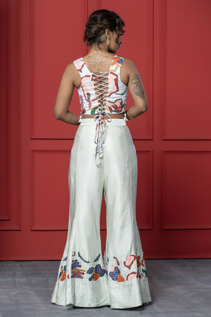 Ensemble 2 pièces avec appliqué imprimé