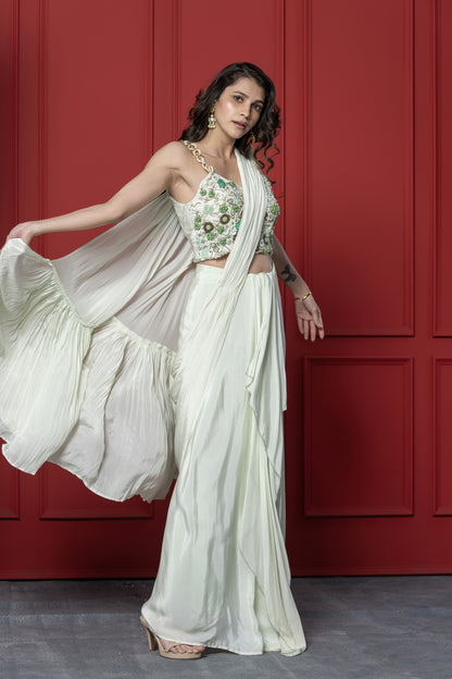 Mint-Green Drape